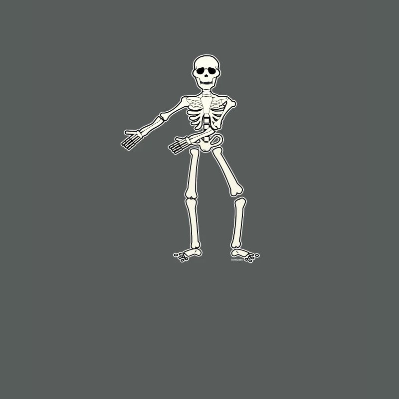 Floss Dance Move Skeleton