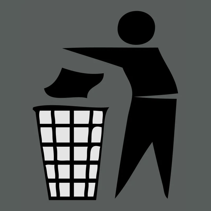 éclaircir, des déchets, plus mülleimer, nettoyer,