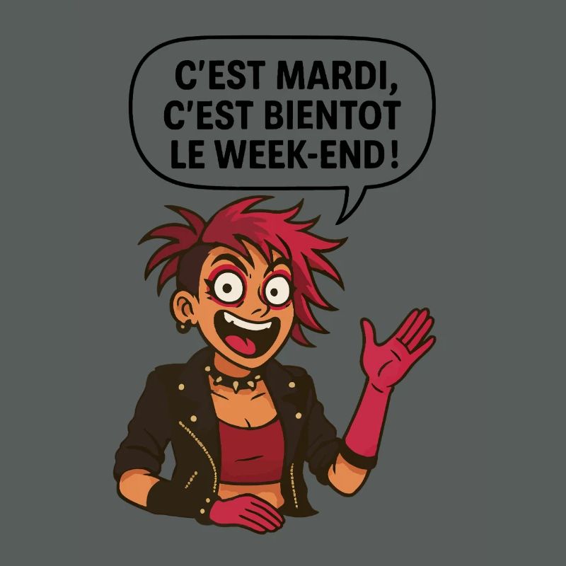 C'est mardi ! C'est bientôt le weekend !