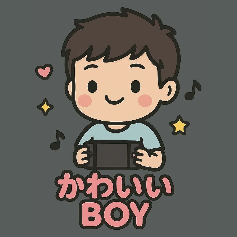 Süßer Junge mit Gamecontroller