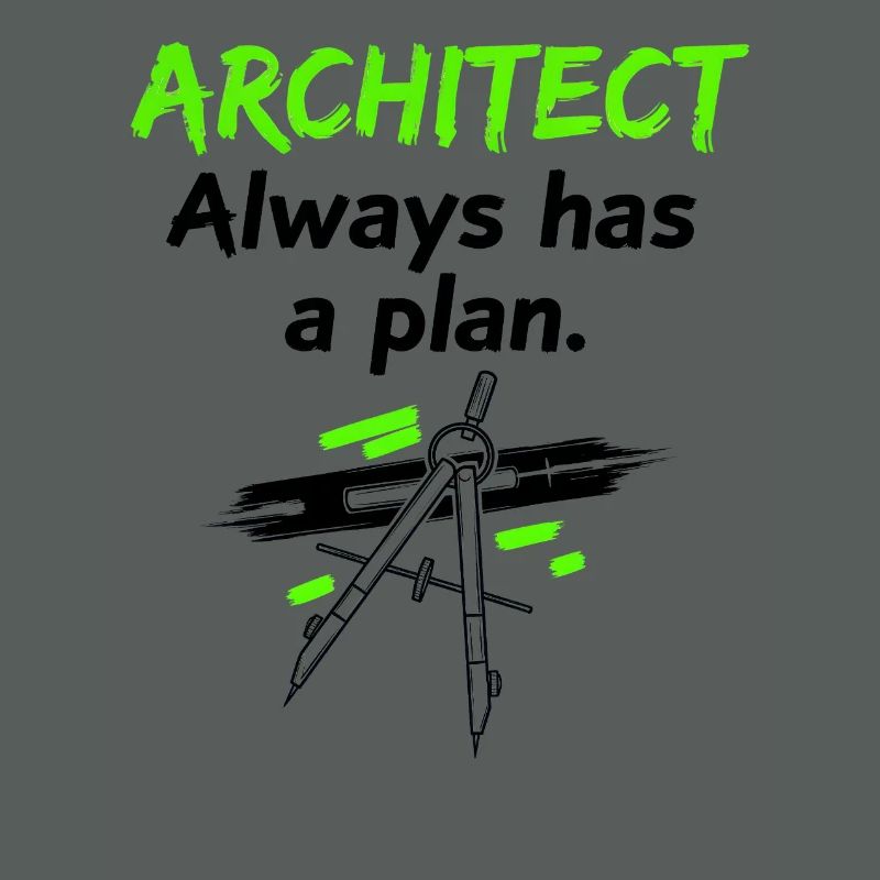 Architect with a plan
