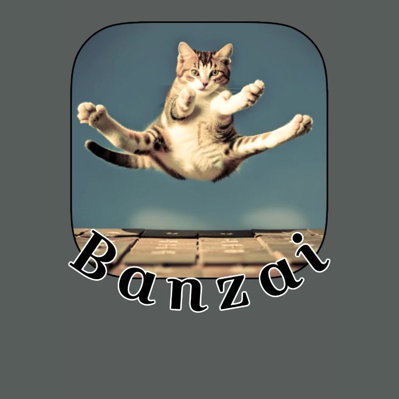 Chat sauteur sur le clavier