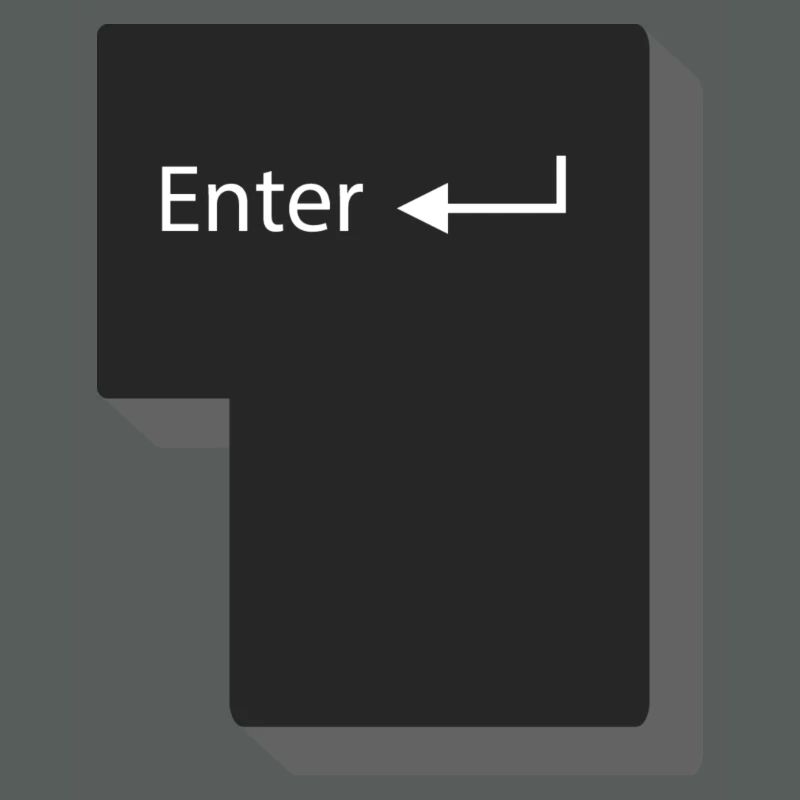 Enter Knopf Computer Geschenkidee