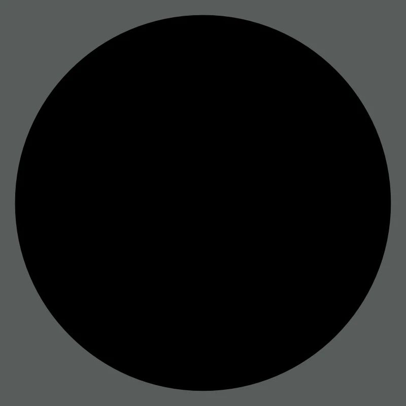 Mathematics-symbol - black circle - hole