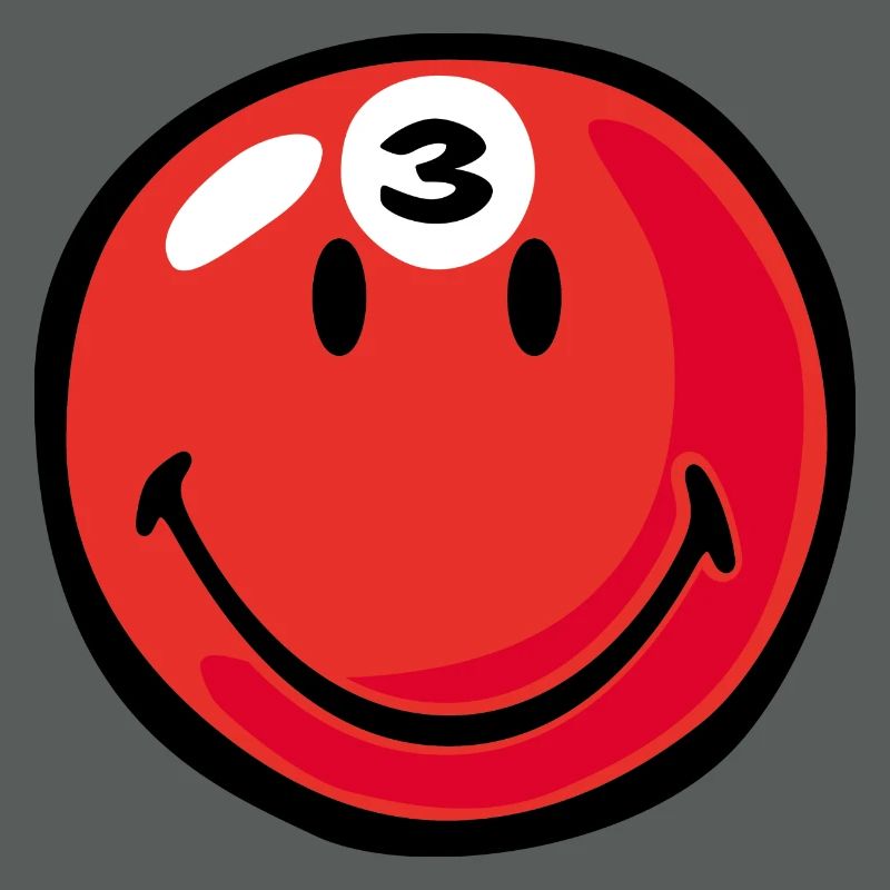 Smiley Pool Ball 3