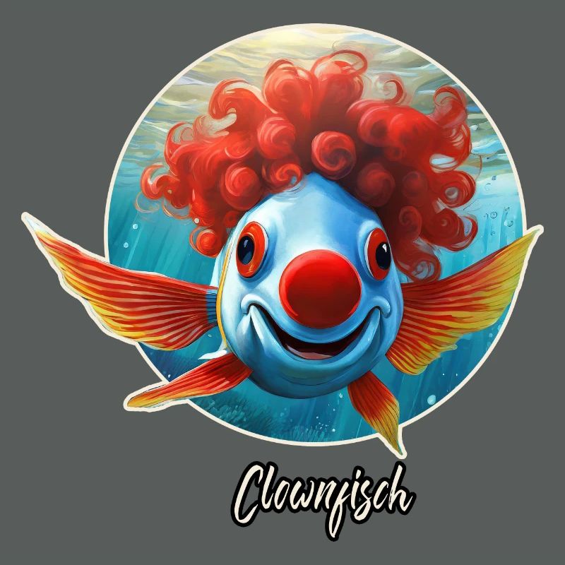 Pun ambiguous german expression - Clownfisch