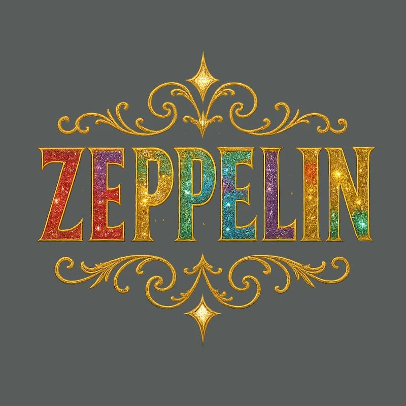 ZEPPELIN Glitter Gold Sequins