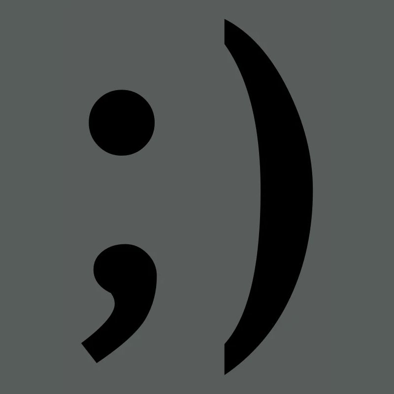 ;) smiley zwinker