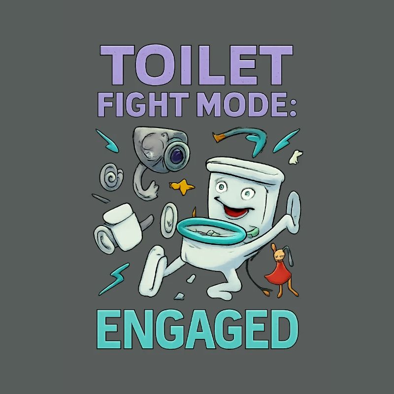 Toilettenkampf-Modus – Absurdes Hirnfäule-Design