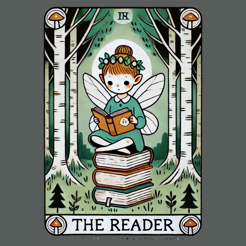 The Reader Tarot Card Design
