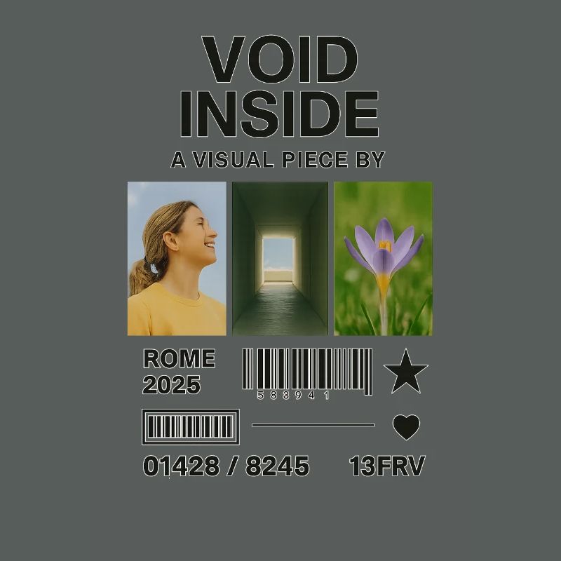 Inner Void: Collage Light Flower