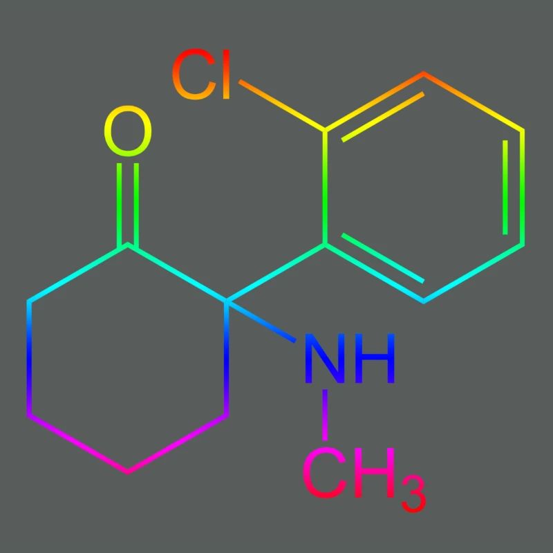 Ketamine structural formula