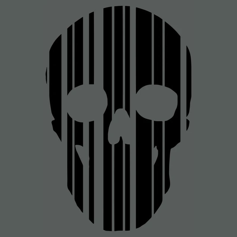 barcode skull