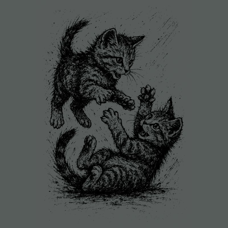 Rangée de chats