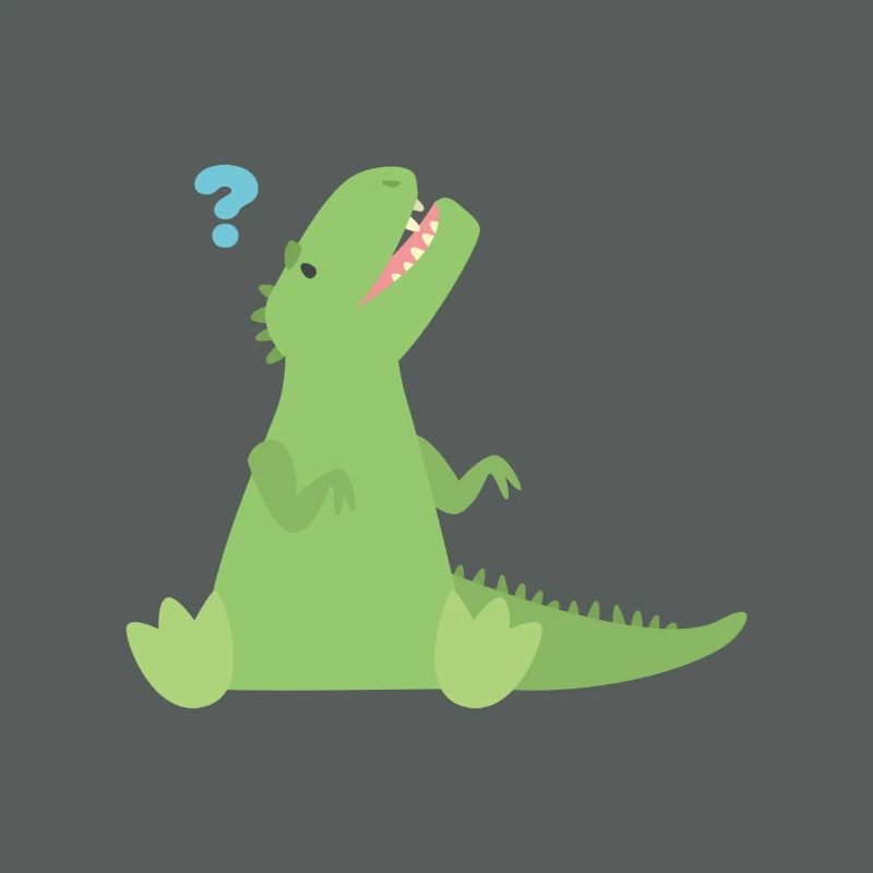 T Rex question mark