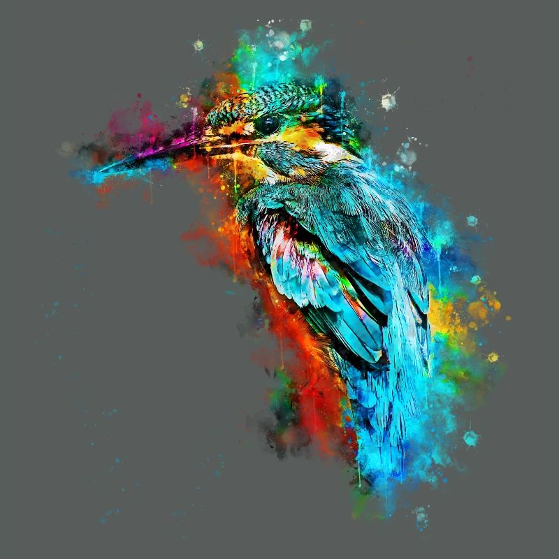 gxp oiseau de glace kingfisher eau éclaboussures