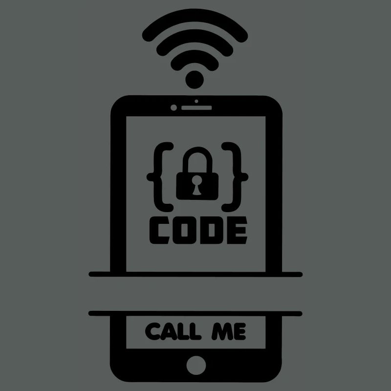 Appelez-moi téléphone pour programmeur