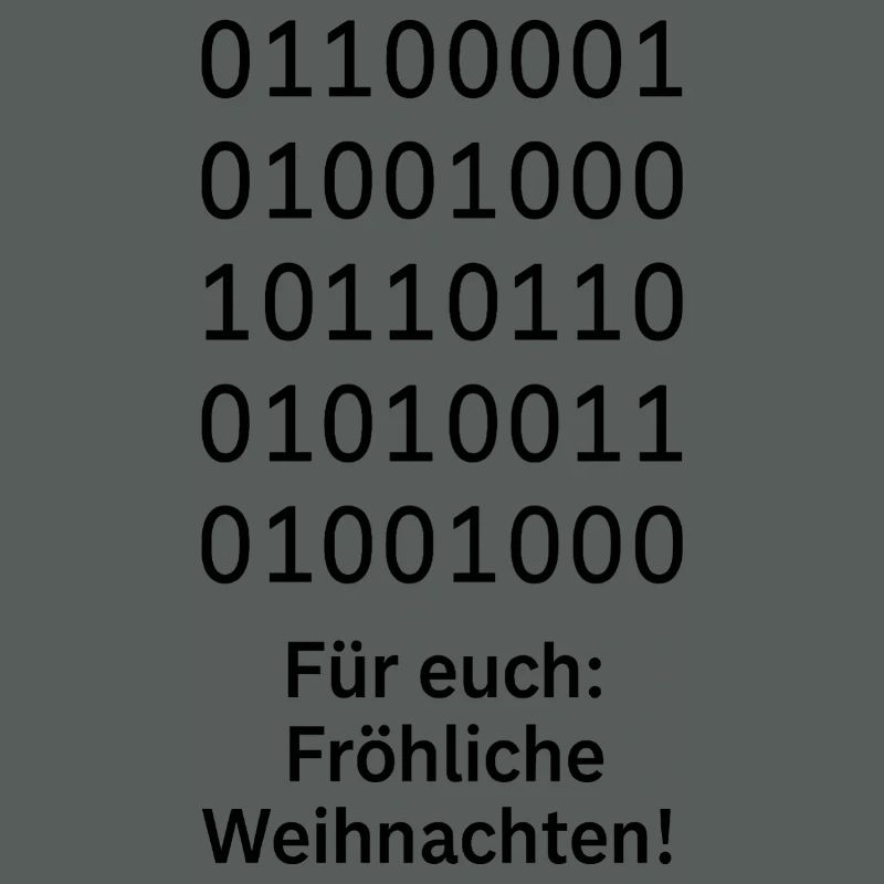 Binary Code Weihnachtszauber