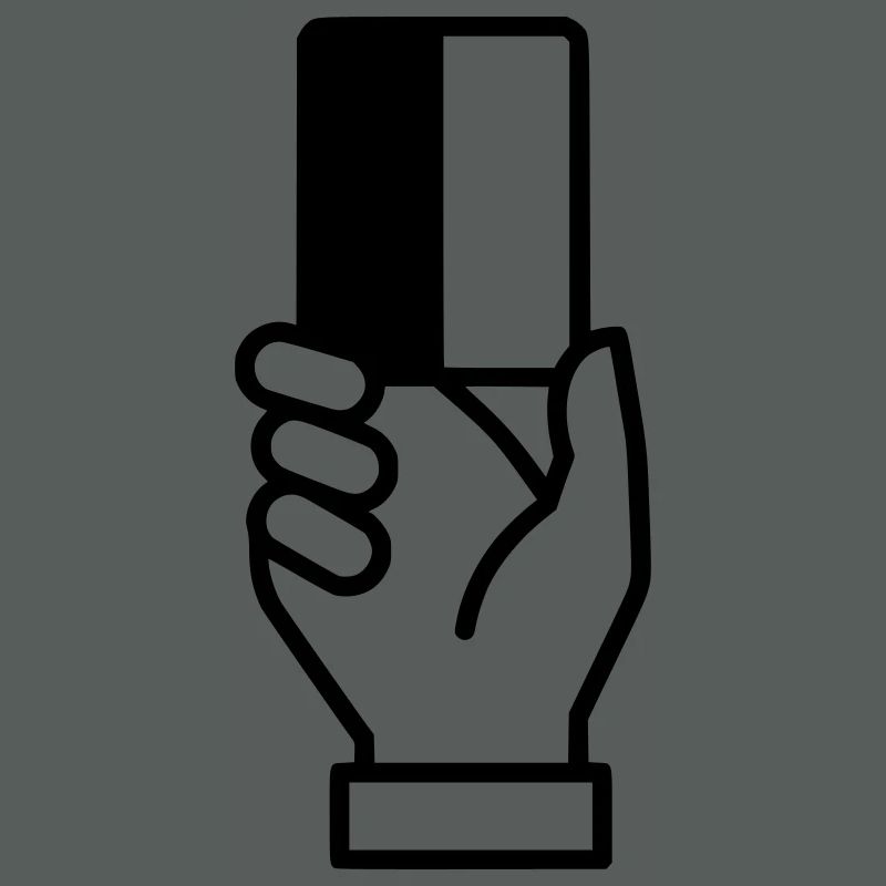 Referee Card Sending-Off Vector