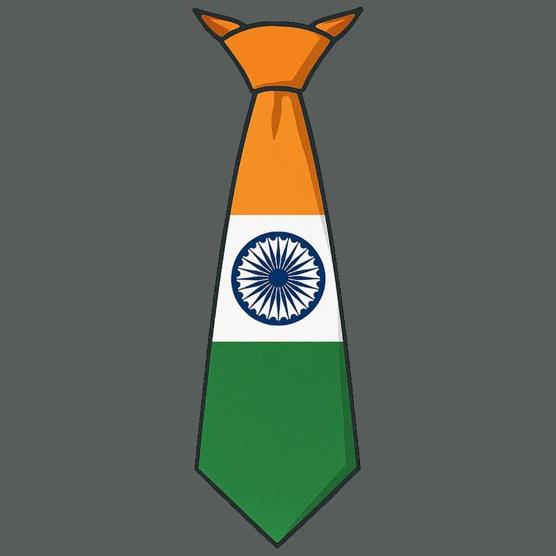 Cravate de l’Inde – Drapeau