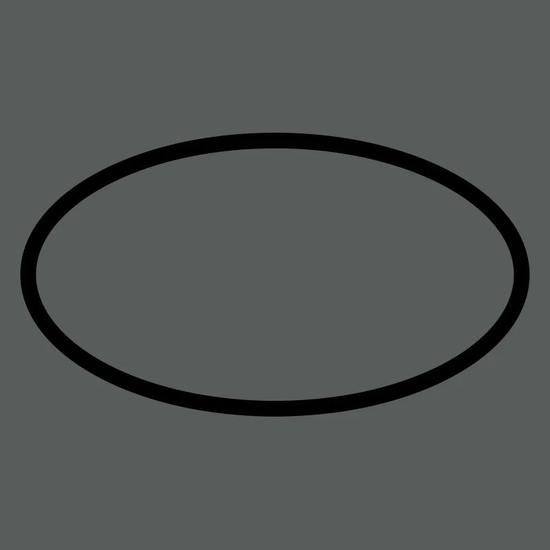 Oval Ovale Symbol Badge Form - Customize it !