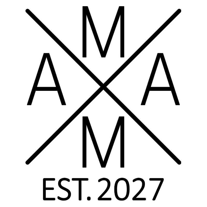 Mama 2027 werdende Mutter 2027 stolze Mama 2027
