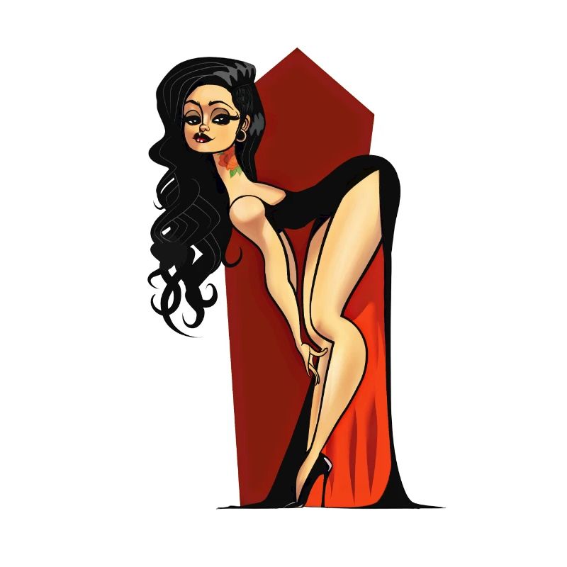 Vampire Pin-up