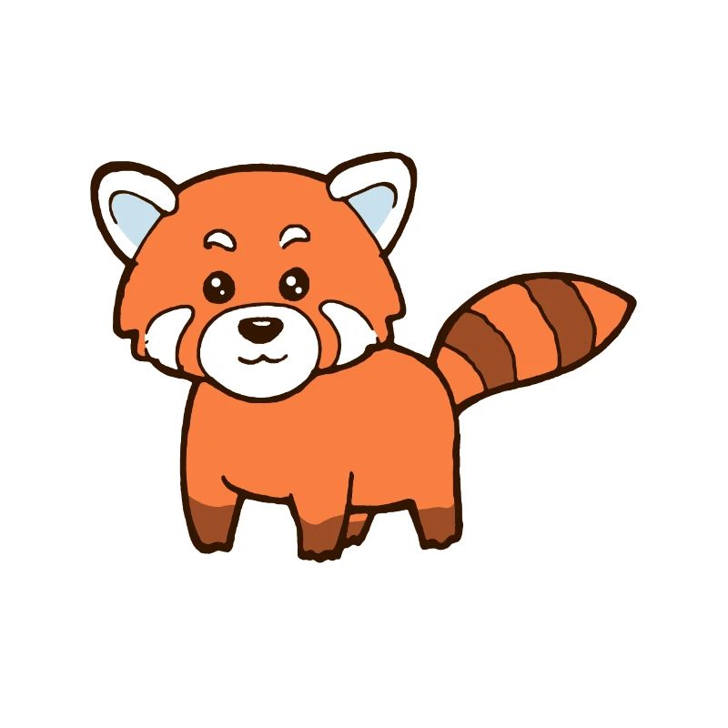 Panda rouge