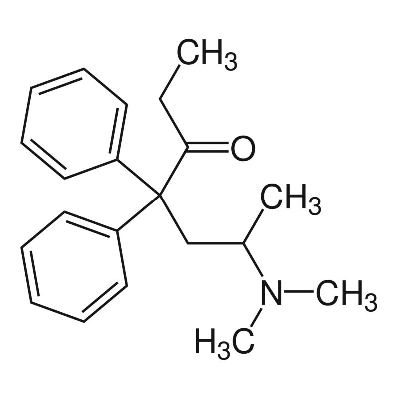 Methadon Strukturformel