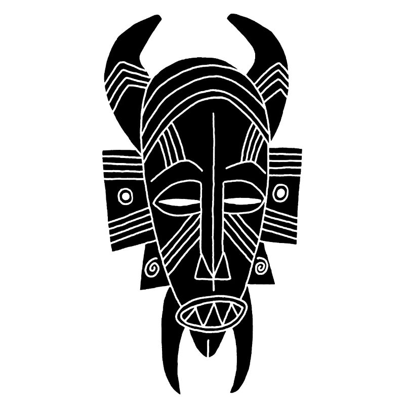 Afrikanischer schwarzer Dämon