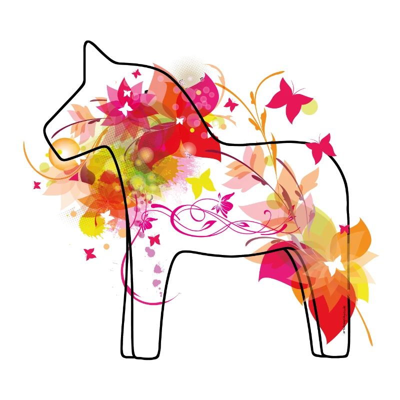 Dala Cheval Coloré