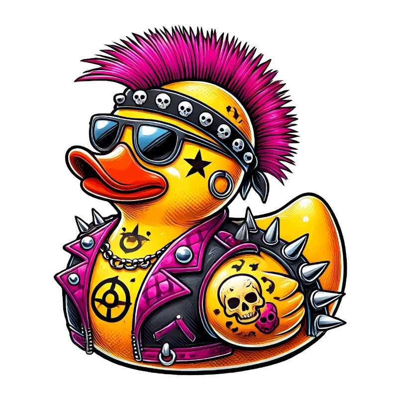 Punk rubber duck