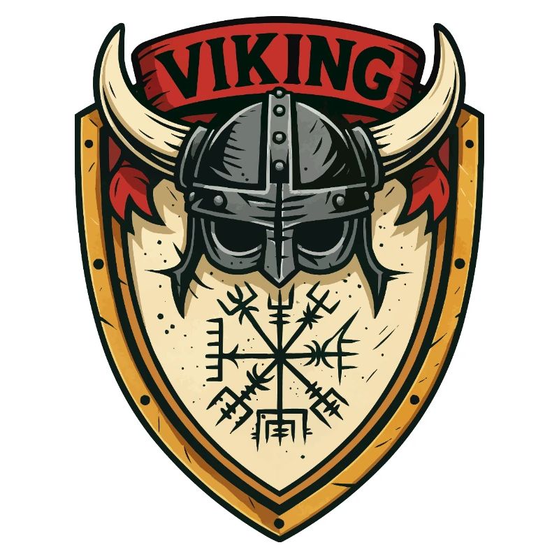 Emblème du casque du Bouclier viking