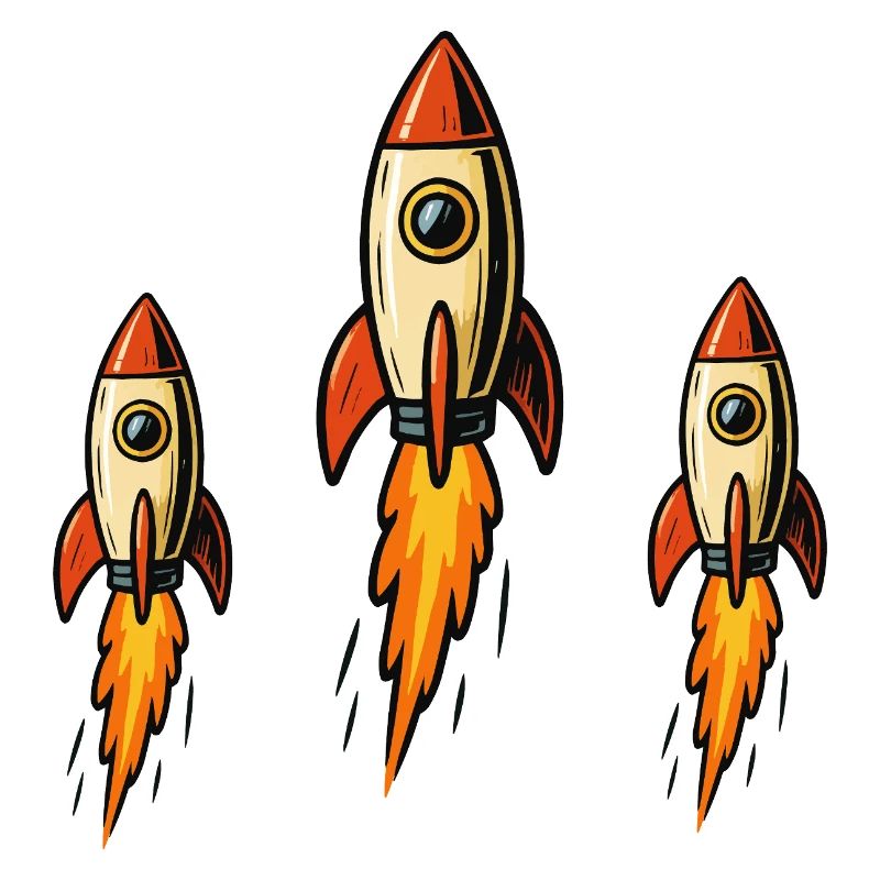 Three missiles