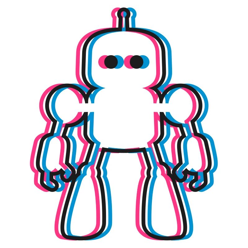 Robot 3D Effect AI Sci-Fi