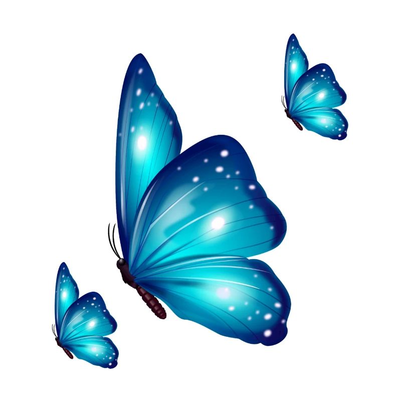 Butterfly trio