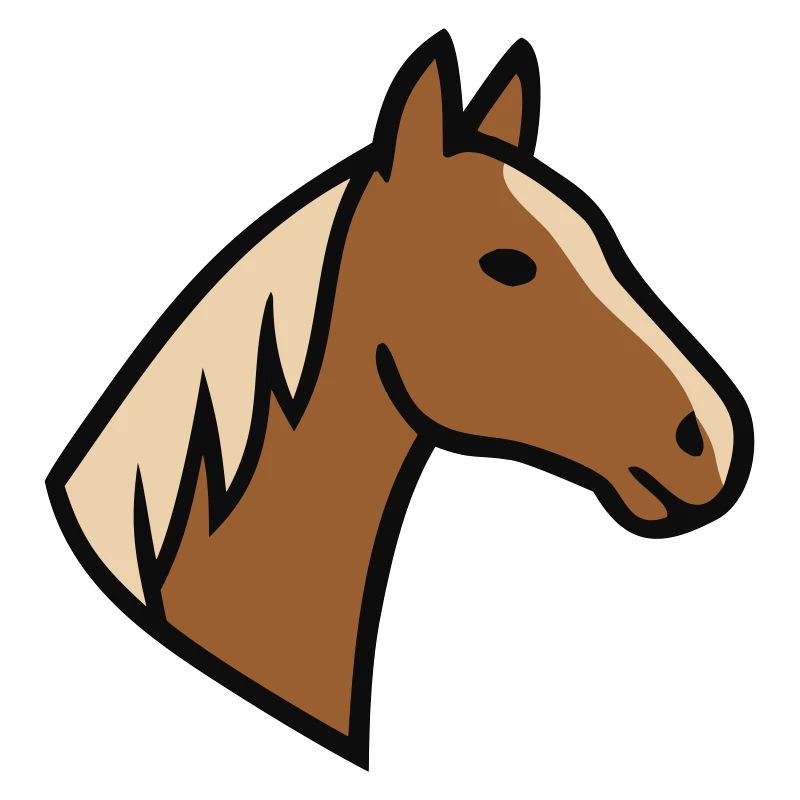Pferdekopf Mähne Haflinger