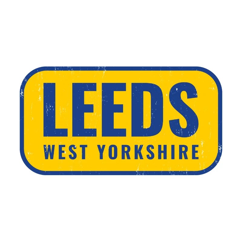 Leeds West Yorkshire Schild Design