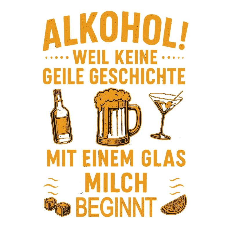 Humorous drinking design with alcohol theme