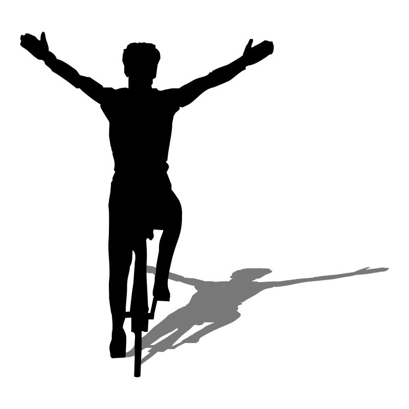 Rennradfahrer - Gewinner