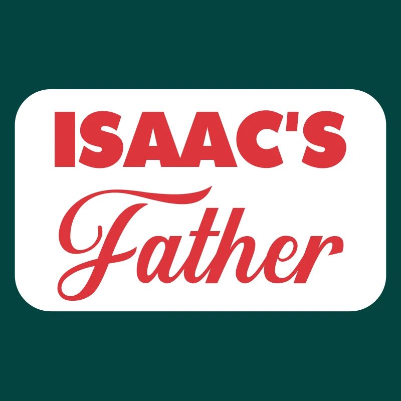 Conception de célébration du père d’Isaac