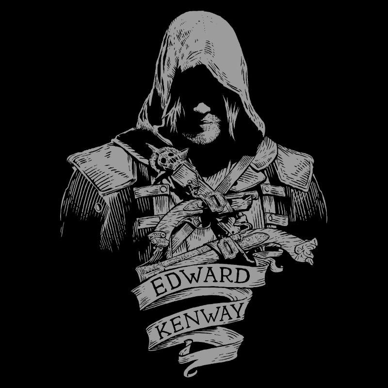 Le Credo de l’Assassin Drapeau noir Edward Kenway Design