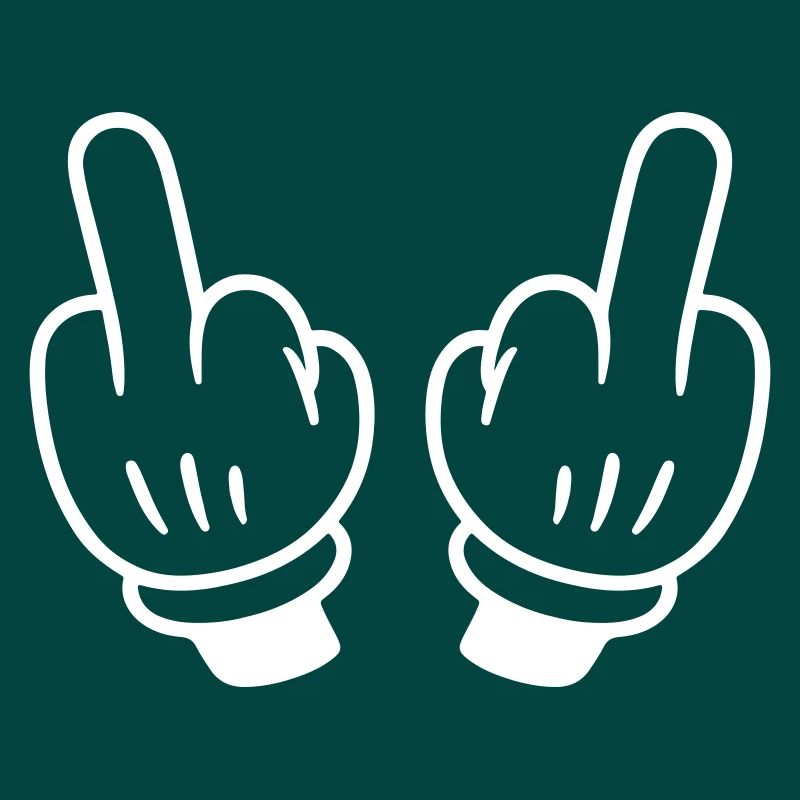 Mittelfinger Hand Comic