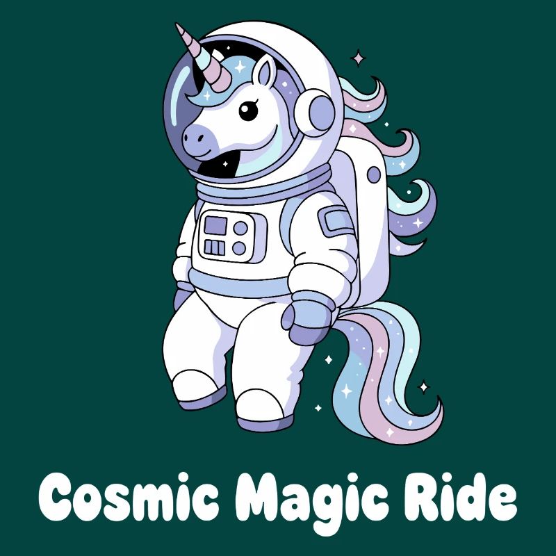 Kosmische Einhorn Raumfahrt