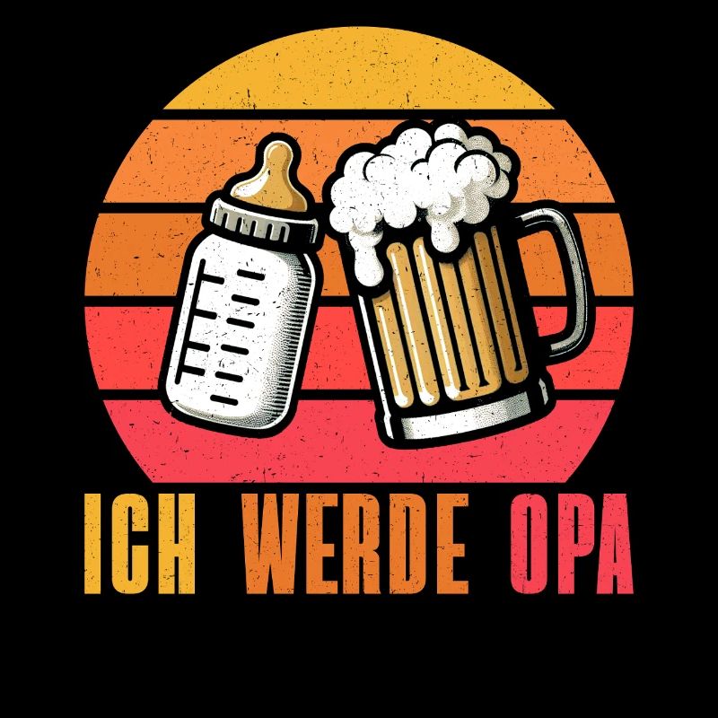 Ich Werde Opa Baby Großvater Pops Großeltern