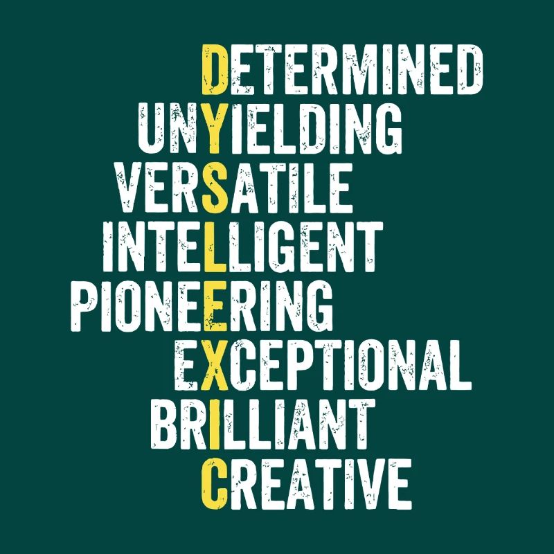 Yellow Accent Adjective Stack