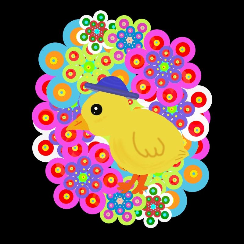 Spring Retro Chick Chicken Kids Easter