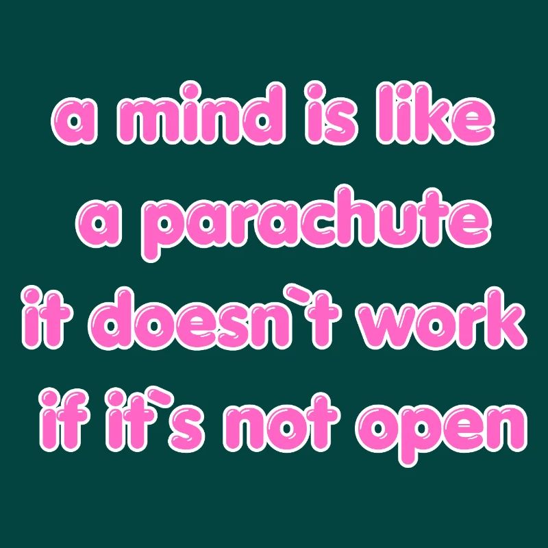 Citation de parachute à esprit ouvert