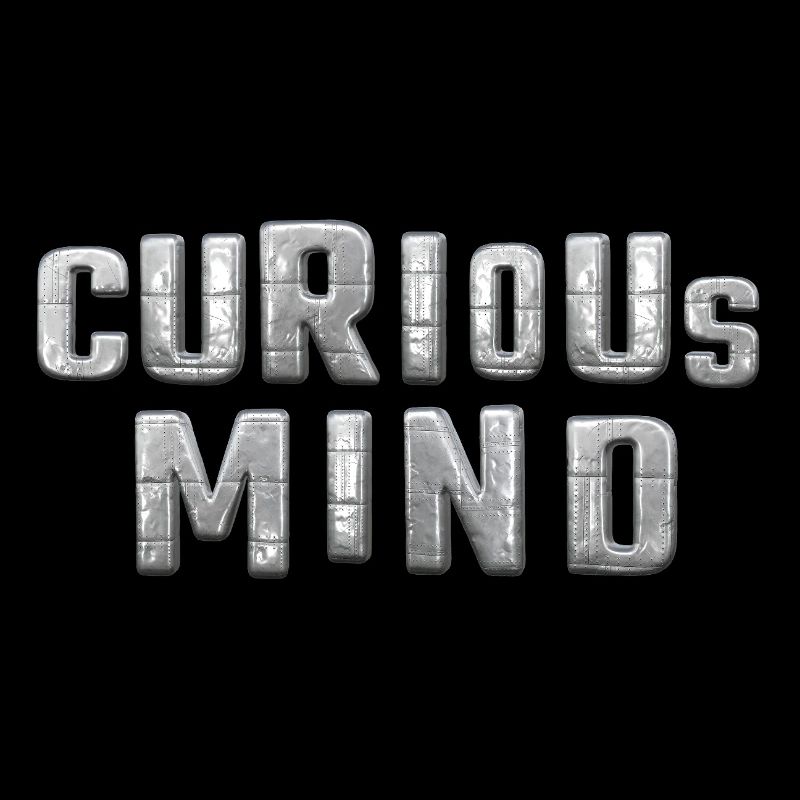 curious Mind metallic 3d