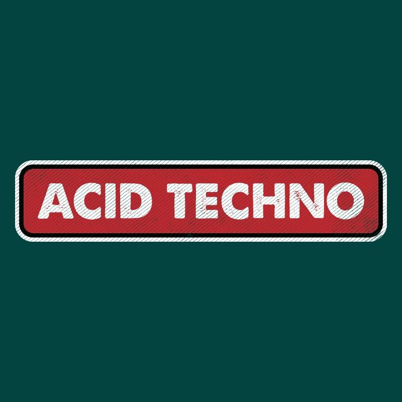 Acid Techno Neon Gitter